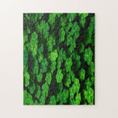 Feld des grünen Kleeblatt-Klees Puzzle (Vertikal)