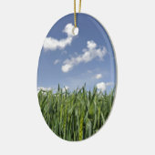 Feld des jungen Mais Keramikornament (Links)