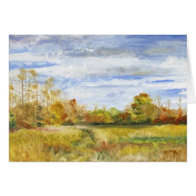 "Feld des langen Weg-Bauernhofes " (Vorderseite (Horizontal))