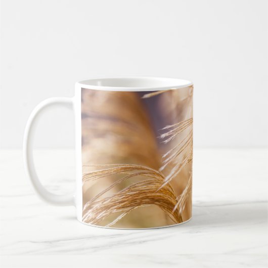 Feld des Weizens 11-Unze-klassische weiße Tasse (Links)