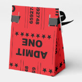 Feld "Einlass" für Zelt-Gefälligkeiten Geschenkschachtel (Rückseite)