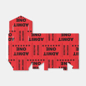 Feld "Einlass" für Zelt-Gefälligkeiten Geschenkschachtel (Ungefaltet)