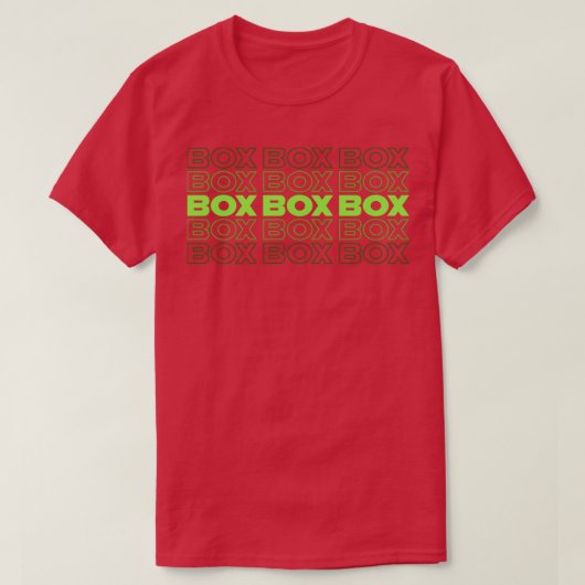 Feld F1 Ausblendung des grünen Texts T-Shirt (Design vorne)