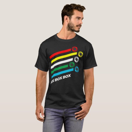 Feld F1 Optionen für Reifenverbindungen T-Shirt (Vorne ganz)