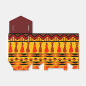 Feld "Fun African Tribal Patterns Gastgeschenk" Geschenkschachtel (Ungefaltet)