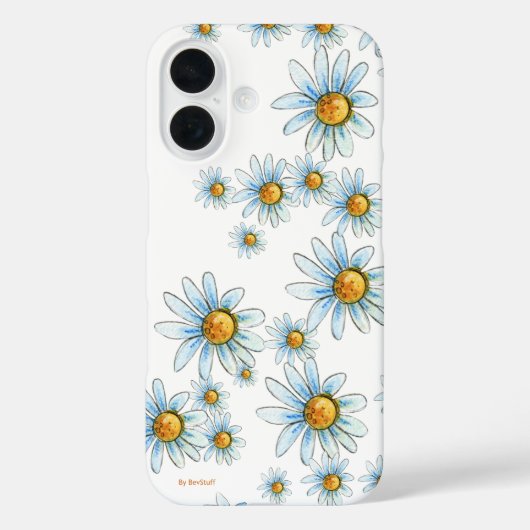 Feld für Blue Daisies - Fall Case-Mate iPhone Hülle (Rückseite)