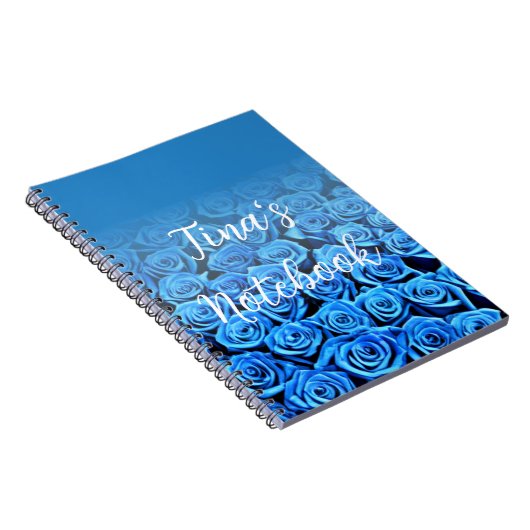 Feld für Blue Rose Notebook Notizblock (Rechte Seite)