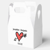 Feld für die Gastgeschenk Hochzeit "Benutzerdefini Geschenkschachtel (Geöffnet)