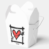 Feld für die Gastgeschenk Hochzeit "Benutzerdefini Geschenkschachtel (Geöffnet)