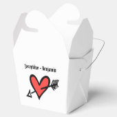 Feld für die Gastgeschenk Hochzeit "Benutzerdefini Geschenkschachtel (Geöffnet)