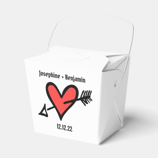 Feld für die Gastgeschenk Hochzeit "Benutzerdefini Geschenkschachtel (Vorderseite)