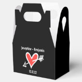 Feld für die Gastgeschenk Hochzeit "Benutzerdefini Geschenkschachtel (Geöffnet)