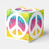 Feld für Hippy-Peace-Zeichen Geschenkschachtel (Rückseite)