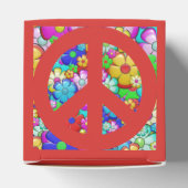 Feld für Hippy-Peace-Zeichen Geschenkschachtel (Oben)