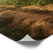 Feld für ländliche Erdnüsse Poster (Ecke)