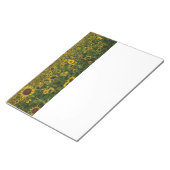 Feld für Sonnenblumen Notizblock (angewinkelt)