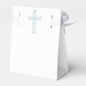 Feld "Gastgeschenk bestätigen" - Blau, grünes Kreu Geschenkschachtel (Rückseite)