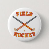 Feld-Hockey Button (Vorderseite)