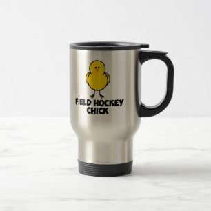 Feld-Hockey-Küken Reisebecher