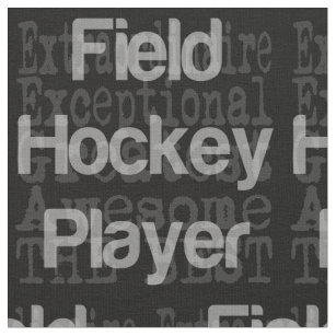 Feld-Hockey-Spieler Extraordinaire Stoff