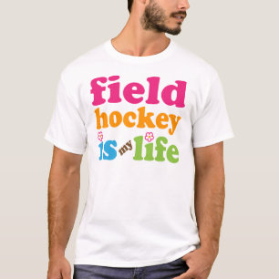 Feld-Hockey-Spieler-Geschenk-Mädchen T-Shirt