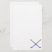 Feld-Hockey-Stöcke Briefpapier (Vorne/Hinten)