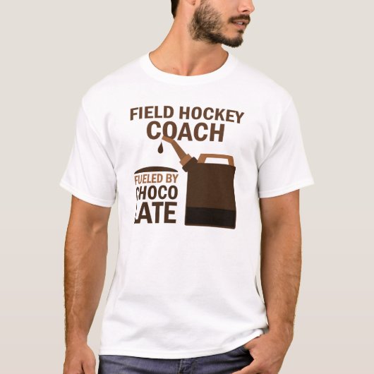 Feld-Hockey-Zug-(lustige) Schokolade T-Shirt (Vorderseite)