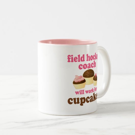 Feld-Hockey-Zug-(lustiges) Geschenk Zweifarbige Tasse (VorderseiteRechts)