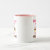 Feld-Hockey-Zug-(lustiges) Geschenk Zweifarbige Tasse (Mittel)