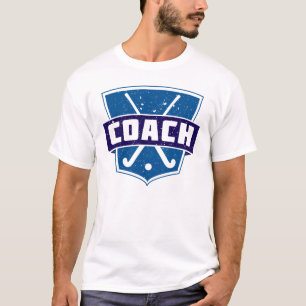 Feld-Hockey-Zug-Namen-u. Zahl-Druck-T-Shirt T-Shirt