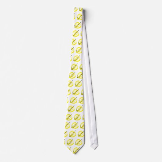 Feld-Hockeygelblogo Krawatte (Vorderseite)