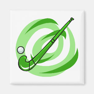 Feld-Hockeygrünlogo Magnet
