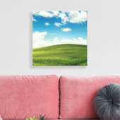 Feld Leinwanddruck (Insitu (Wohnzimmer))