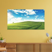 Feld Leinwanddruck (Insitu (Wohnzimmer))