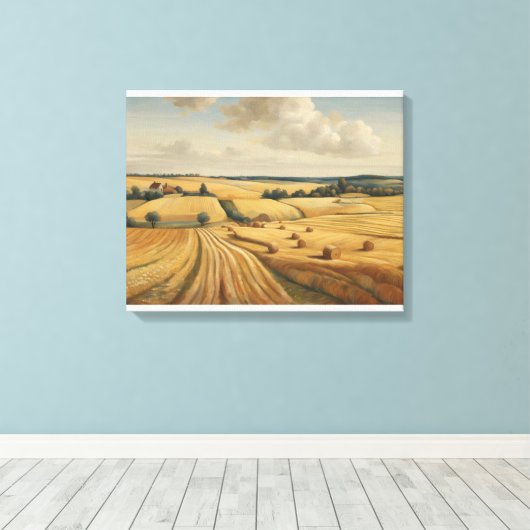 Feld Leinwanddruck (Insitu (Holzboden))