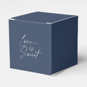 Feld "Liebe ist süß" Minimalistische Gastgeschenk  Geschenkschachtel
