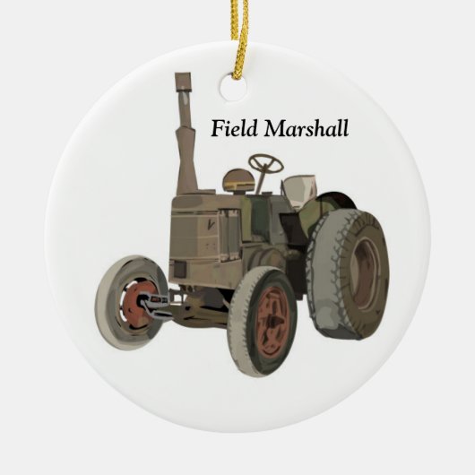 Feld Marshall Keramikornament (Vorne)