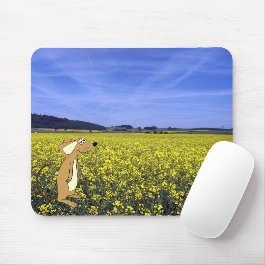 Feld-Maus Mousepad (Mit Mouse)