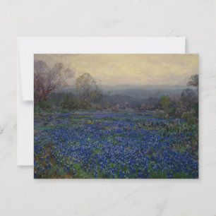 Feld mit Blauem Lupine, 1918 Postkarte