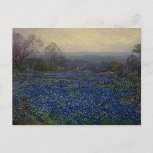 Feld mit Blauem Lupine, 1918 Postkarte (Vorderseite)