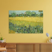 Feld mit Blume in der Nähe der Leinwand Arles (Insitu (Wohnzimmer))