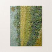 Feld mit Blume in der Nähe des Arles Puzzles (Vertikal)