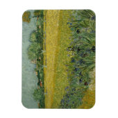 Feld mit Blume in der Nähe von Arles Premium Magne Magnet (Vertikal)