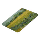 Feld mit Blume in der Nähe von Arles Premium Magne Magnet (Linke Seite)