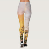 Feld mit Blume Leggings (Rückseite)