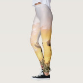 Feld mit Blume Leggings (Links)
