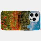 Feld mit Blume und Bäumen Case-Mate iPhone Hülle (Rückseite (Horizontal))