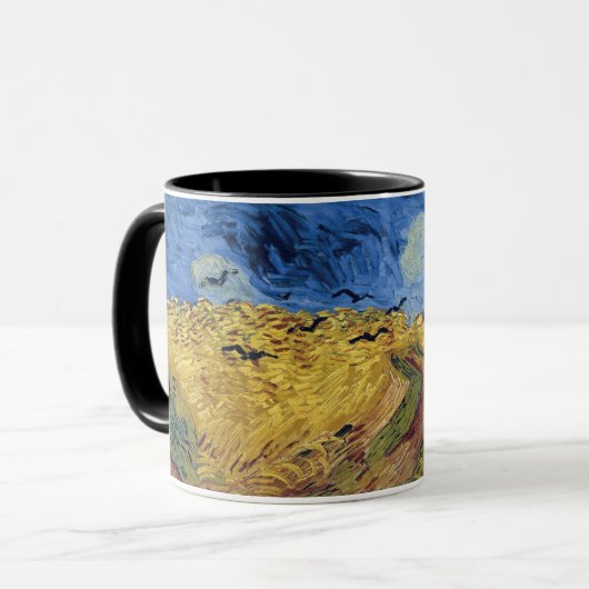 Feld mit Crows Vincent van Gogh-Tasse Tasse (Vorderseite Links)
