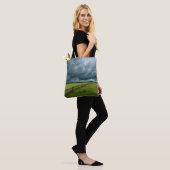 Feld mit Holzzaun Tasche (Am Model)