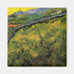 Feld mit jungem Weizen, Sonnenaufgang von Vincent  Magnet